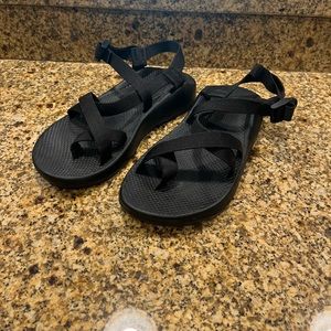 CHACO Z2 Classic Black Sport Hiking Sandals Men’s Size 12 EUC Arch Support